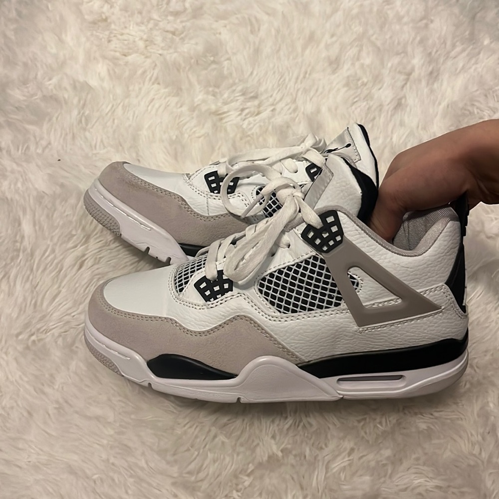 jordan 4 military black sneakers